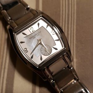 Kenneth Cole Silver and Mother of Pearl Watch
